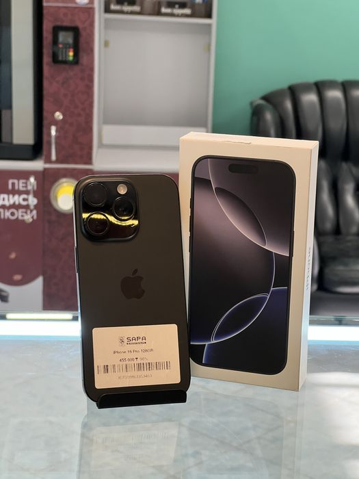 Айфон 16 про черный 98%