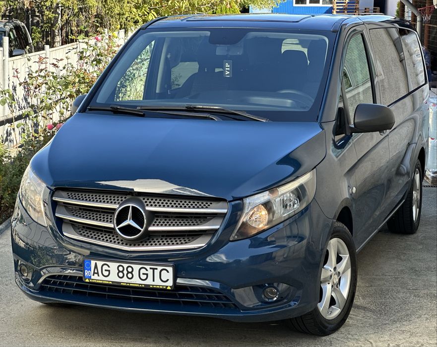 Mercedes Vito Long 2.2 diesel 160cp automat*8 locuri*Climă pe spate*