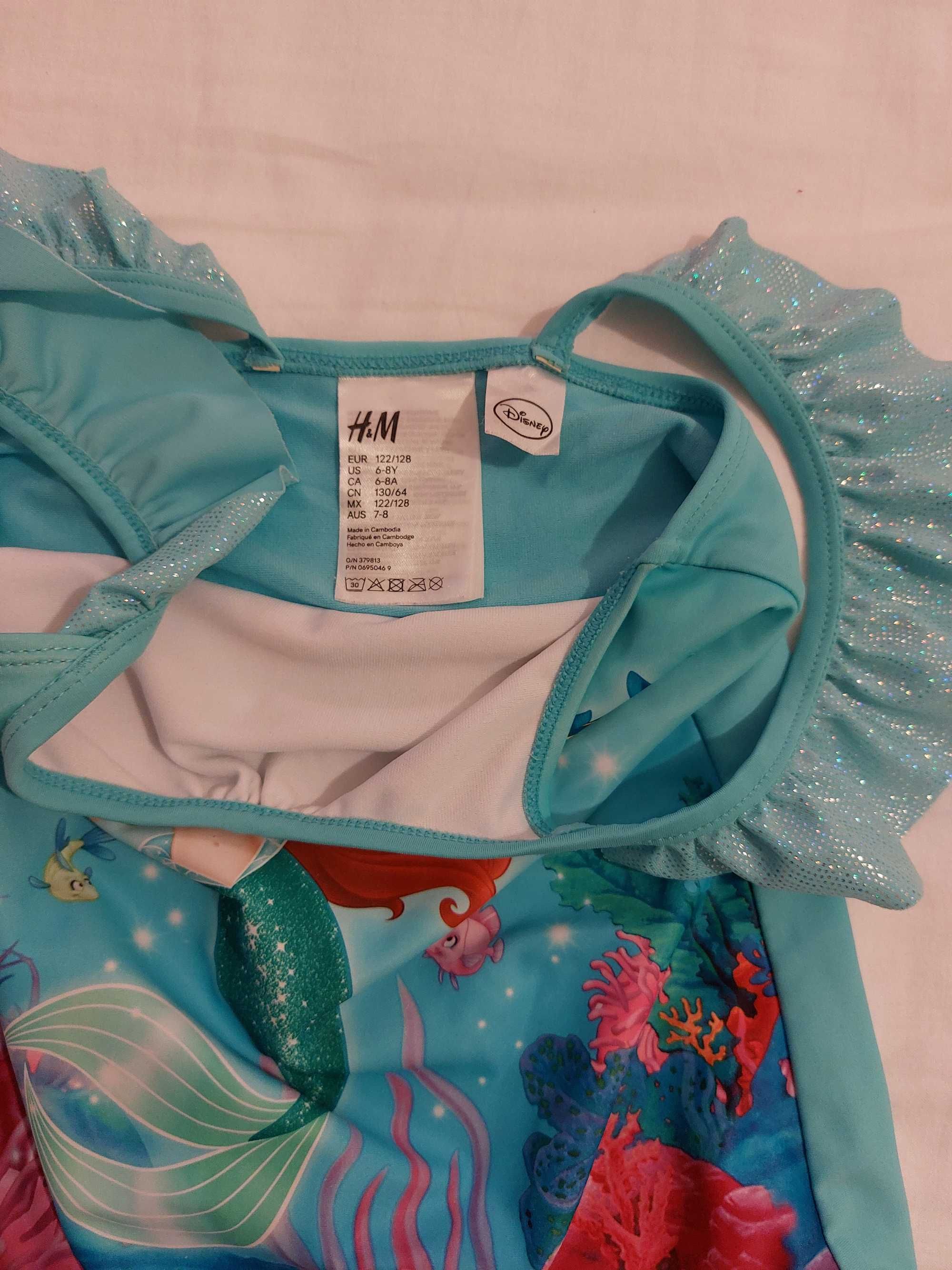 Costum baie H&M imprimeu Ariel Disney