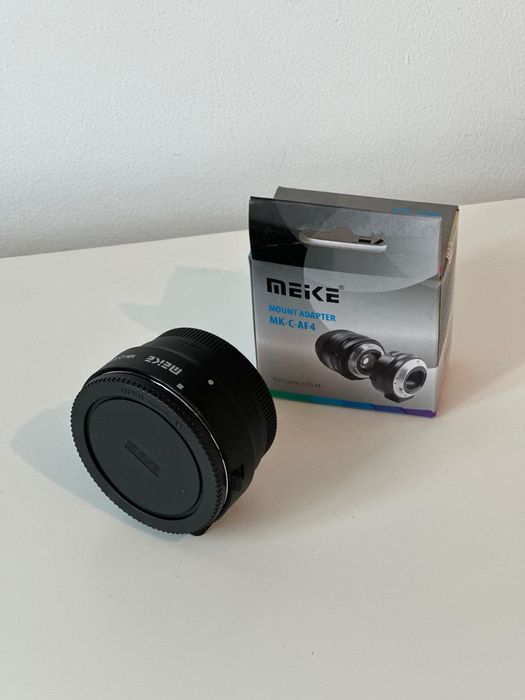 Adaptor  montură Meike MK-C-AF4 de la Canon EF/S la EOS-M