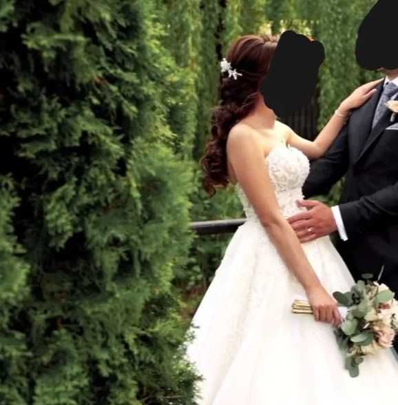 Rochie de mireasa cu crinolina si ambele voaluri incluse