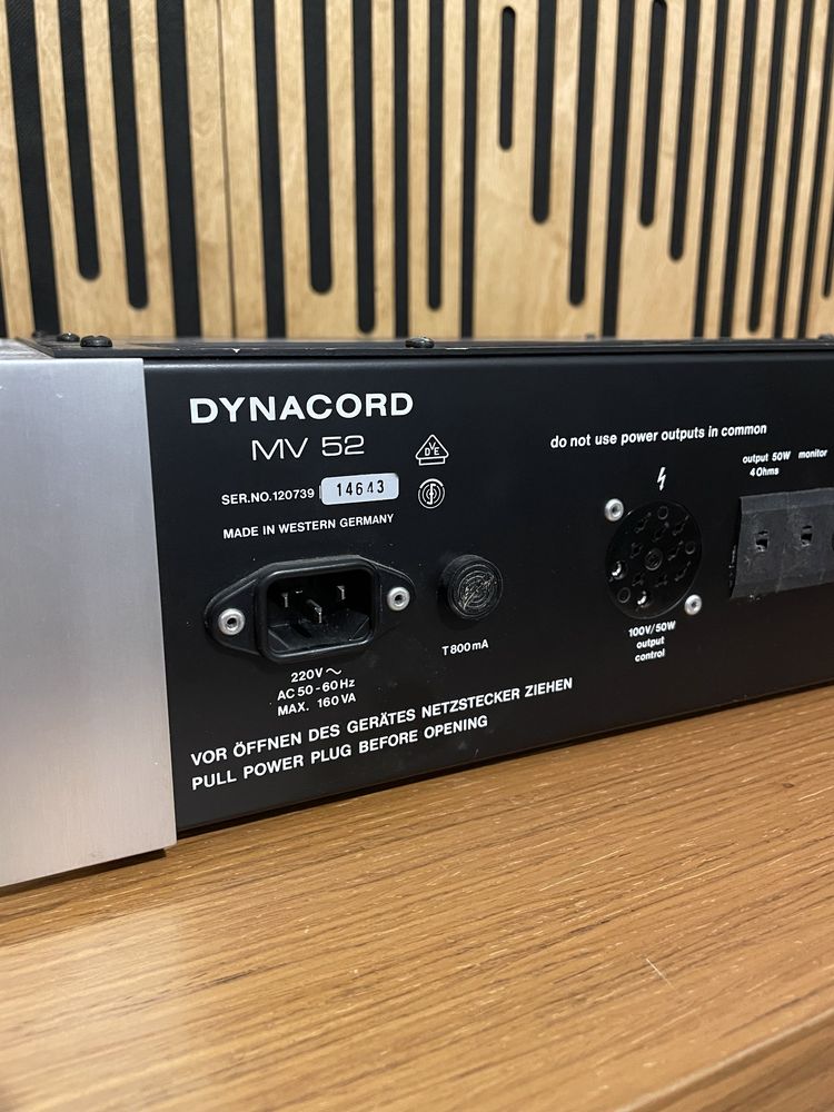 Amplificator radioficare dynacord mv52