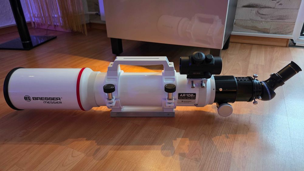 Telescop Bresser 102s/600Hexafoc + Upgrade