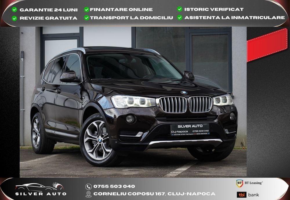 BMW X3 Xdrive Xline  Trapa Automat Navi Piele Garantie 12 LUNI RATE