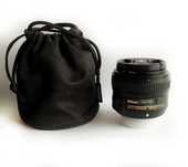 Nikon обектив 50мм AF-S Nikkor 50mm 1:1.8G dslr