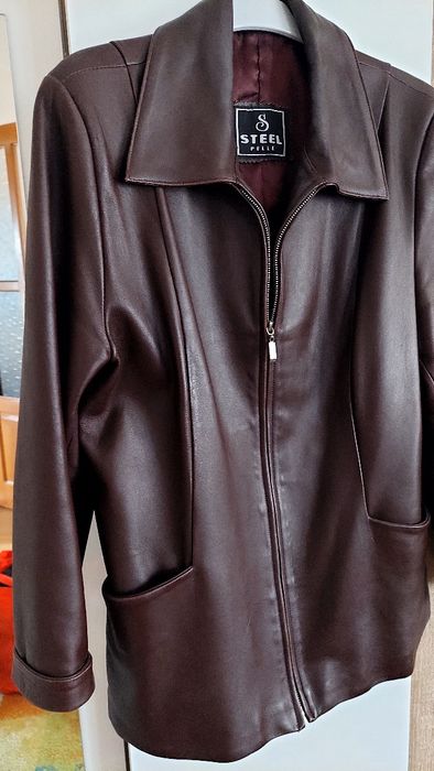 Haină de piele naturala