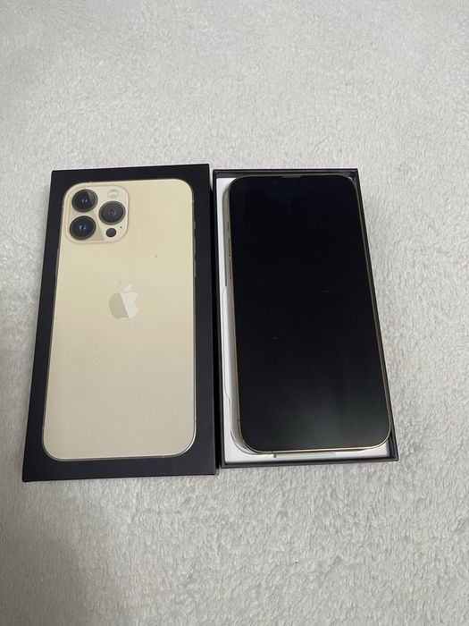 Vand iPhone 13 Pro Max Gold 256GB Neverlock schimb 12 Pro max 14 Pro