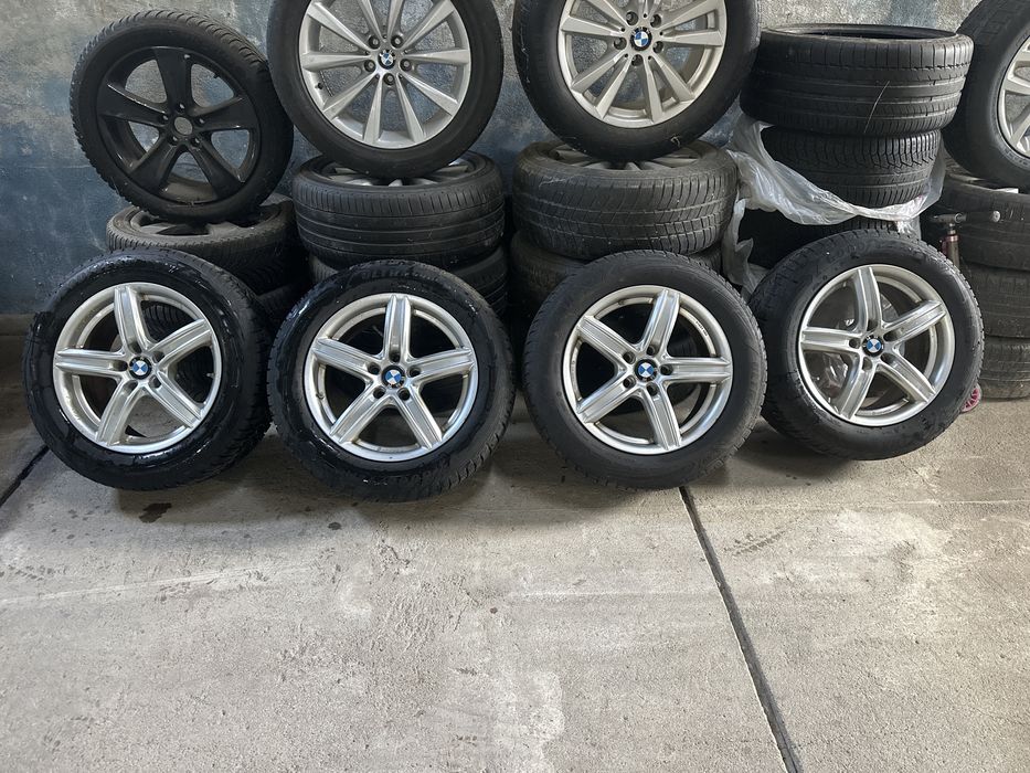 Jante Roti iarna 5x120 17” BMW X3 X4 anvelope M+S 225 50 17 Good Year