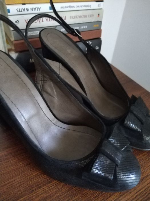 Pantofi din piele naturala eleganți(negri)
