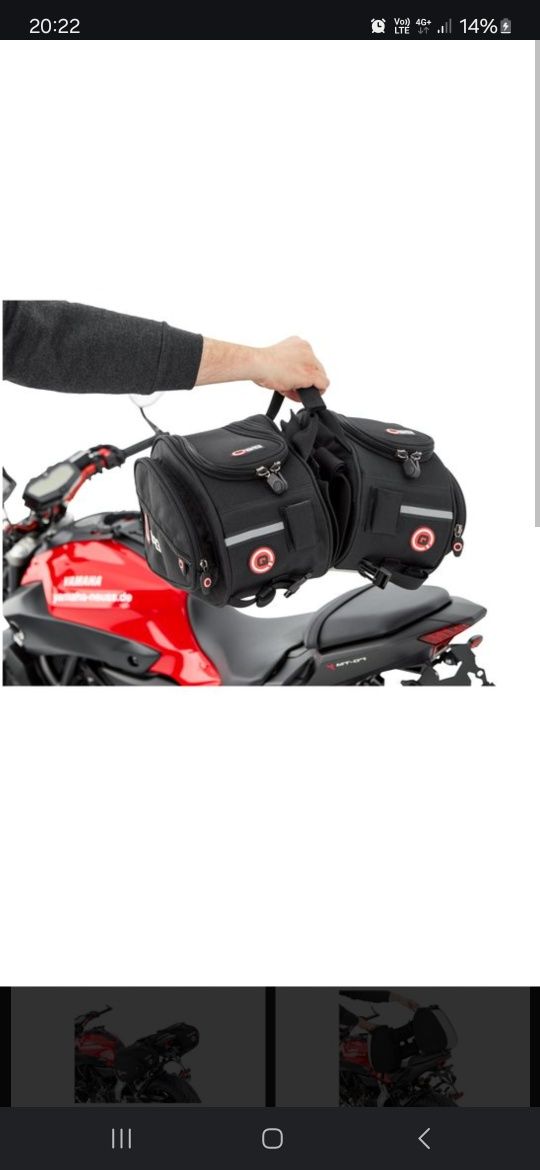 Tank bag qbag motocicleta