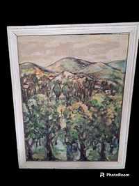 "Пейзаж от Терзийско" Троянски балкан, маслена картина Христо Радев