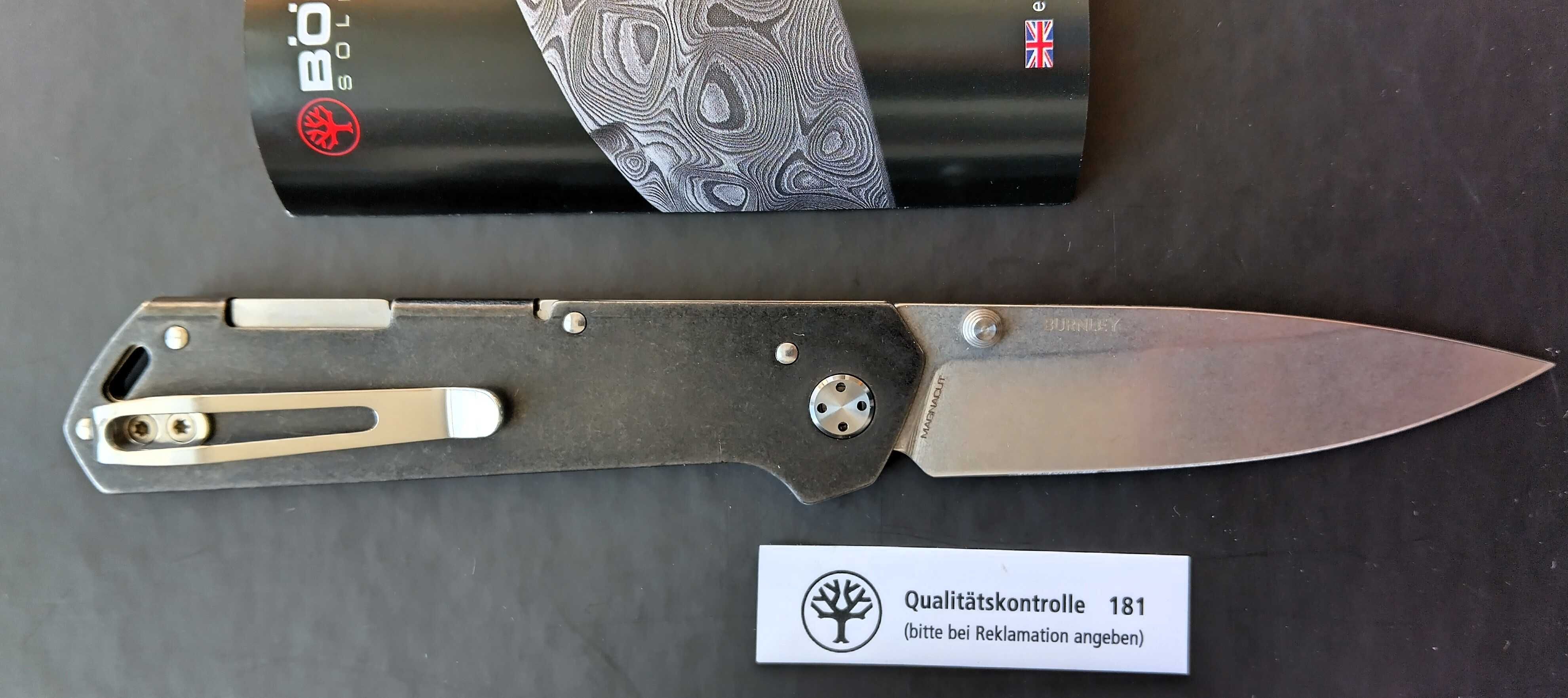 Джобен сгъваем нож Boker Solingen Kihon Bifold Silver - модел 2025 НОВ
