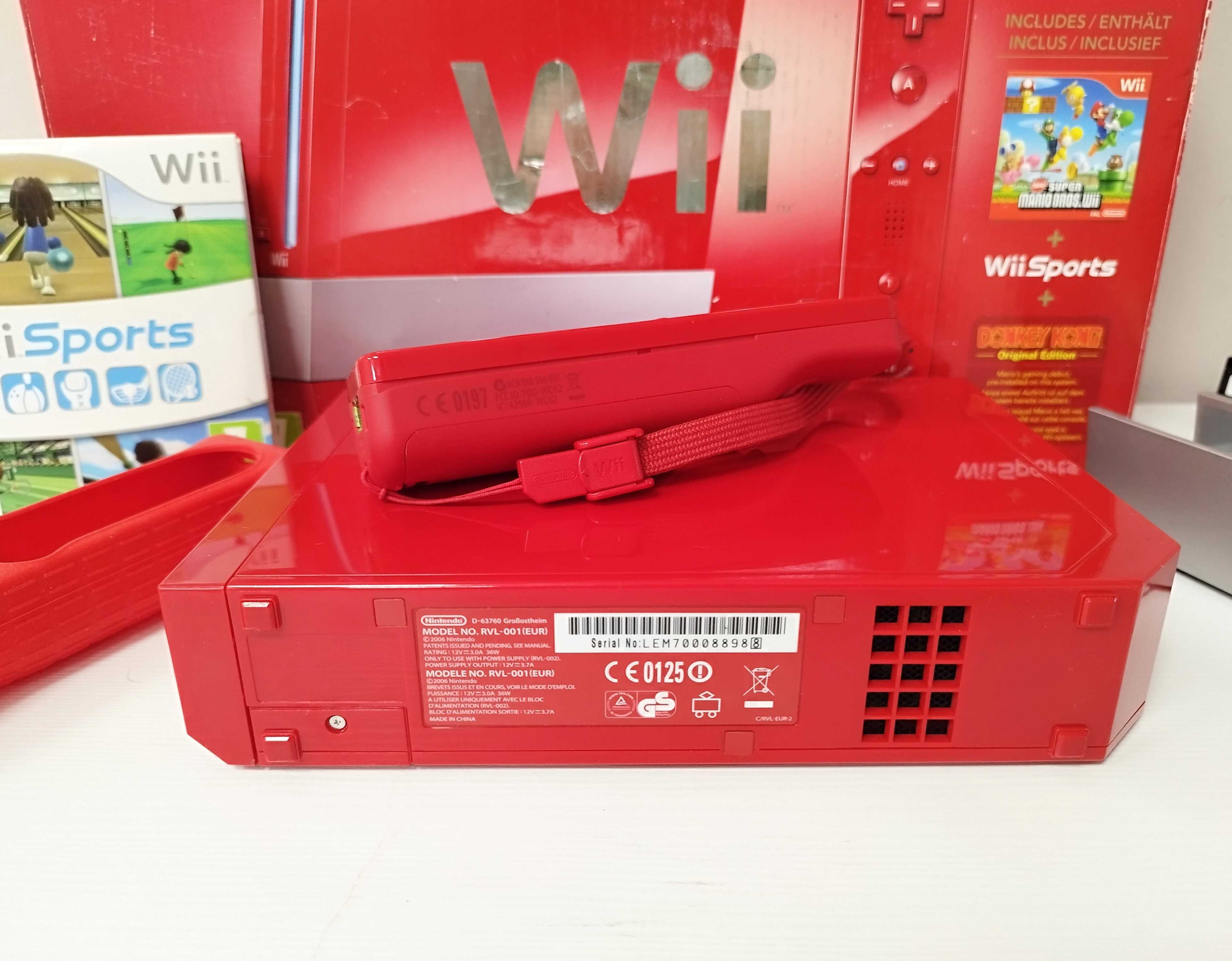 Лимитирано Super Mario Bros Nintendo Wii Пълен Комплект с 60 игри