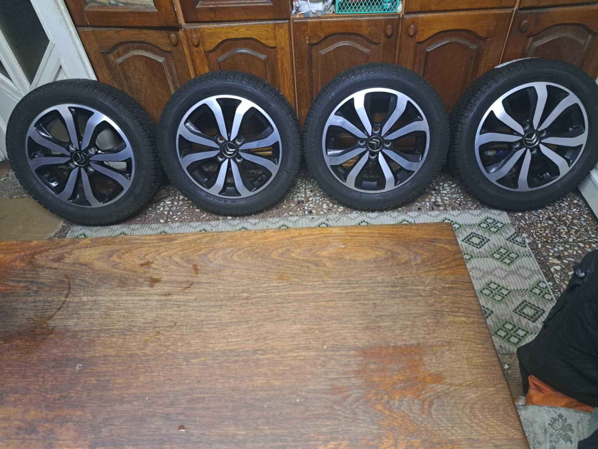 jante citroen c 1  4x100 iarna 165 60 15 fulda toyota aigo peugeot 107