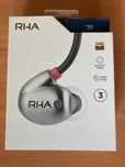 Слушалки с микрофон RHA - T20, hi-fi, сиви