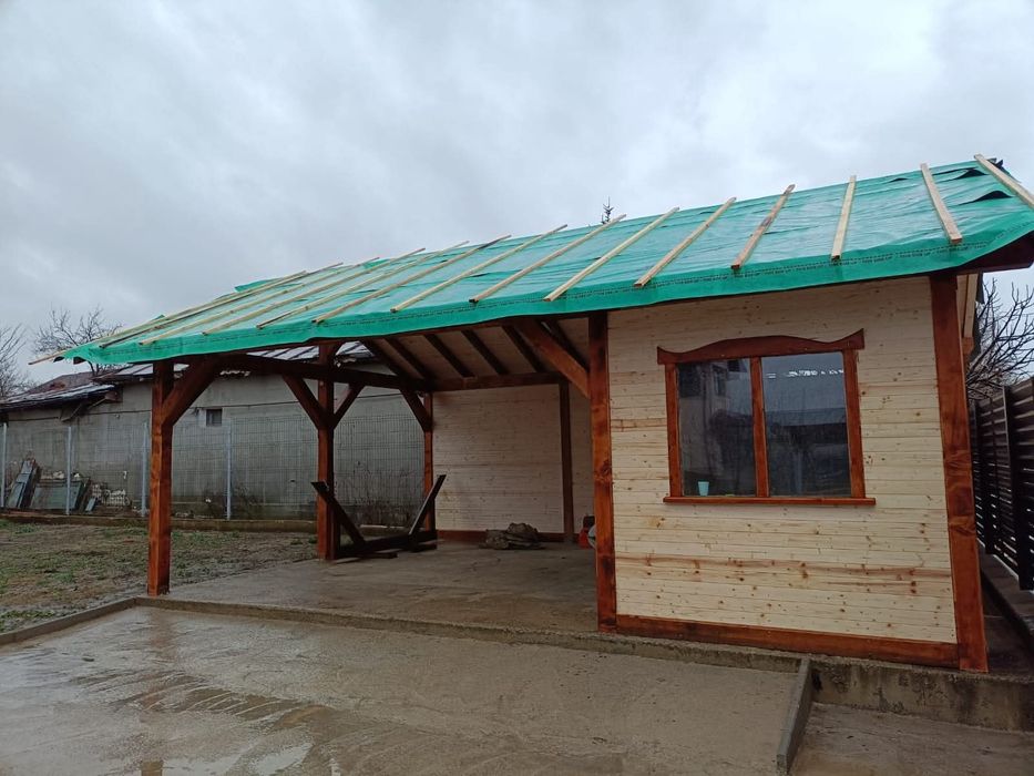 Executam terase foișoare pergole magazie pentru depozitare cu material