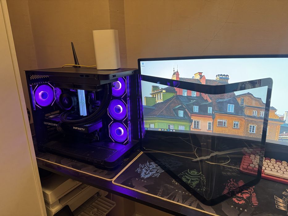 Геймърски Компютър - НОВ/32GB DDR5 RAM/3xSSD/2 TB HDD/Z790/ВОДНО/RTX