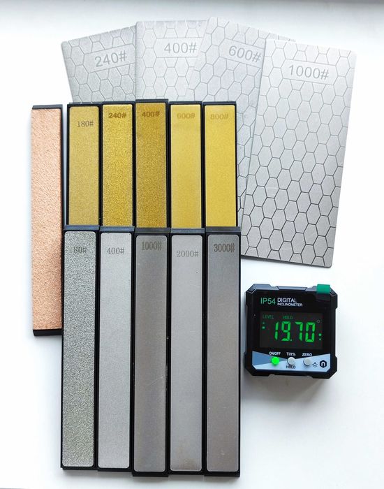 Алмазные бруски (камни) для заточки ножей. Ruixin Pro RX-009, 008