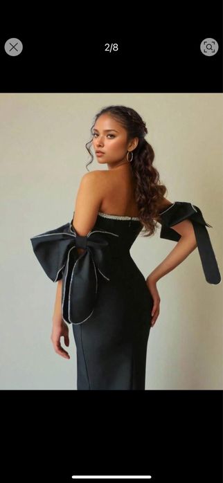 Rochie midi neagră