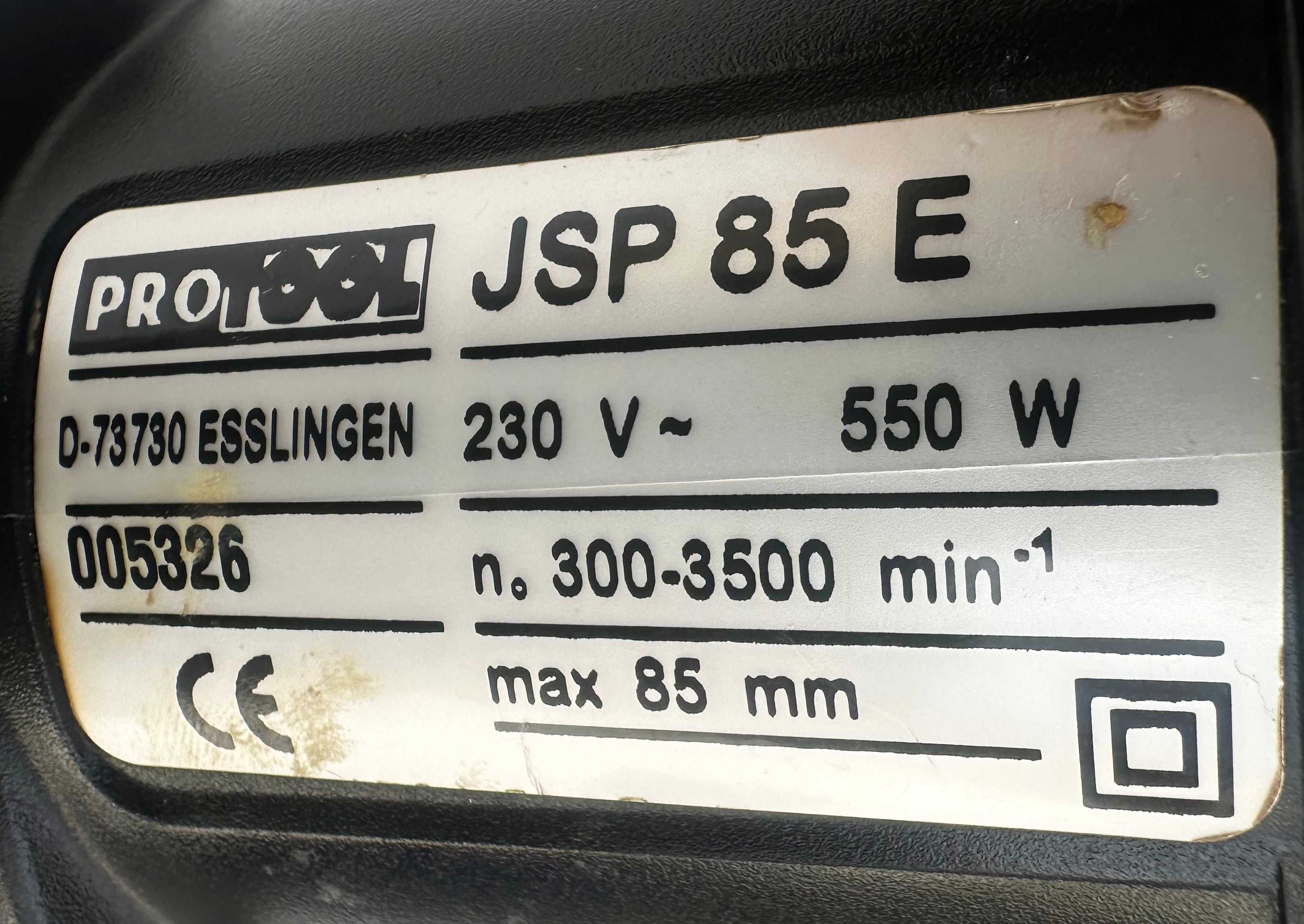Protool JSP 85 E - Прободен трион с обороти!