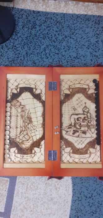 Нарды кустарные из дерева