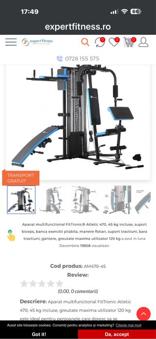Aparat GYM multifunctional