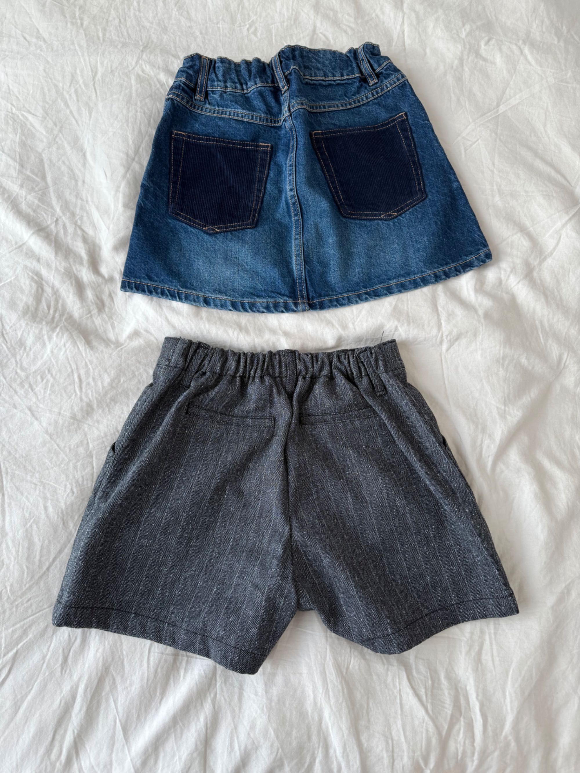 Къси панталонки и дънкова пола от Zara Kids