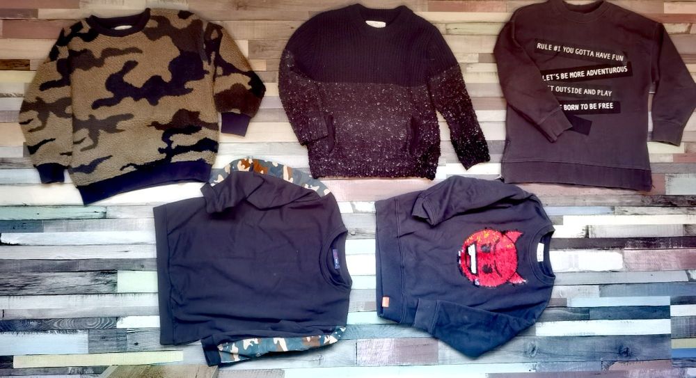 Lot haine copii 7 ani Zara 122 cm bluza/plover/jersey