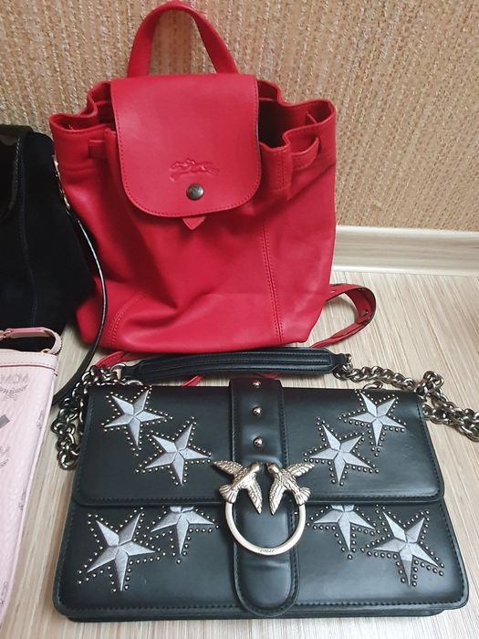 Longchamp *Coccinelle *Pinko *MCM*оригинални чанти и раница