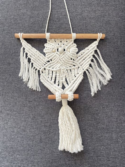 Панно макраме Сова