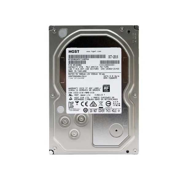 Hard disk hdd 4tb HGST server grade SATA 3, 6 Gbps