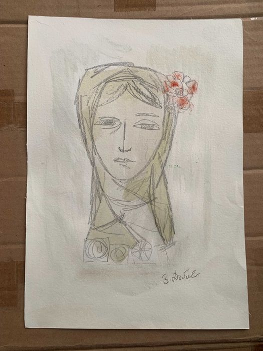 стара Картина акварел