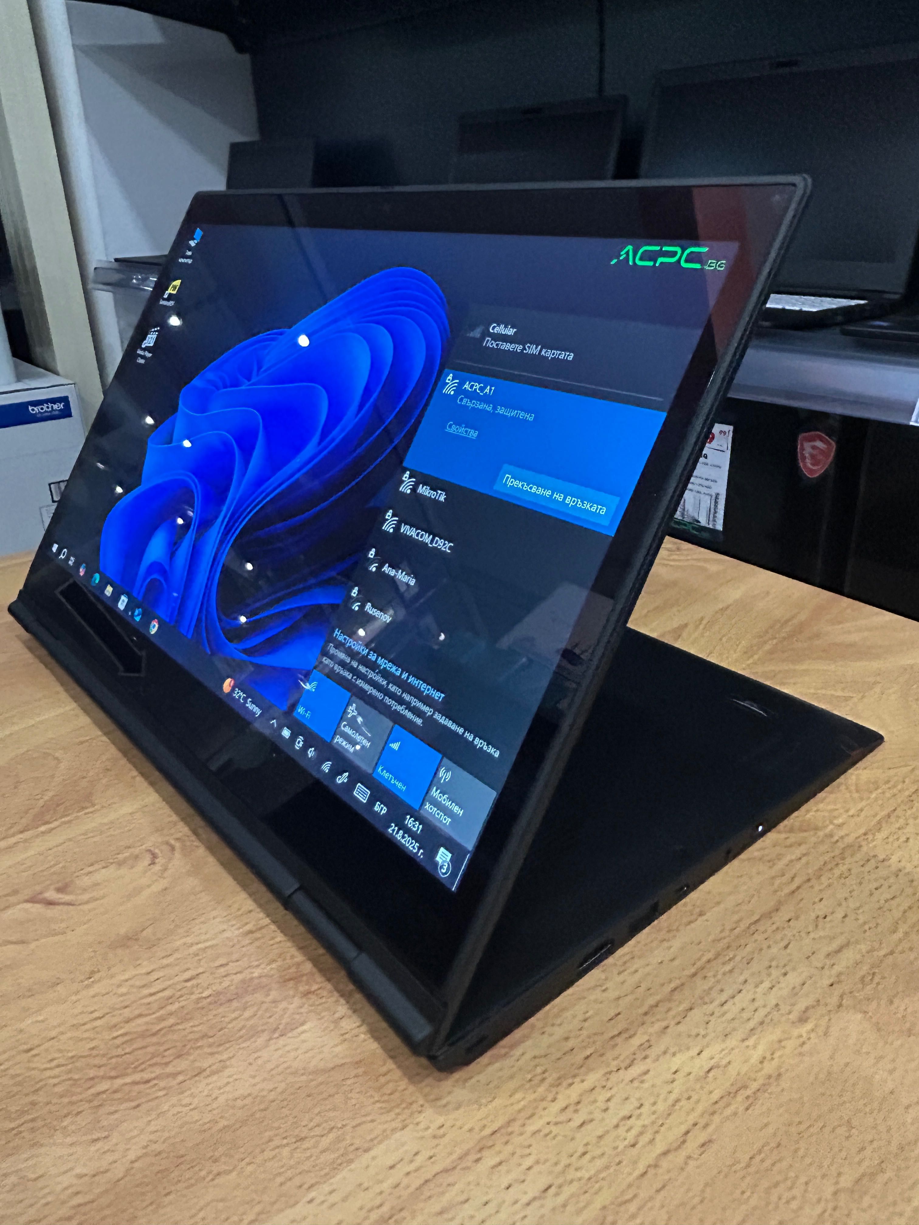 Лаптоп Lenovo X1 Yoga i7/16GB RAM/512GB с 3 месеца гаранция! ТЪЧ