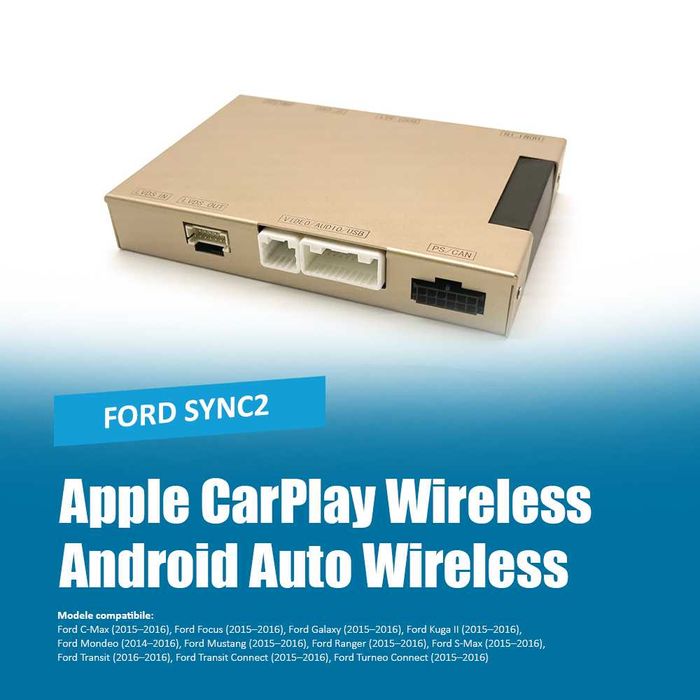 Wireless Apple Carplay Android Auto Ford SYNC2 Focus Mondeo Kuga etc
