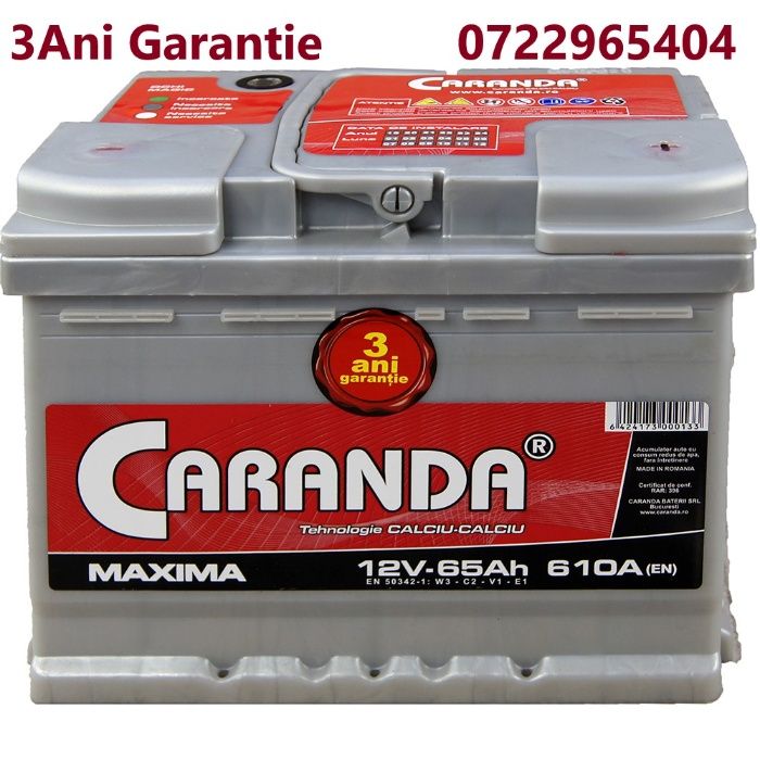 Baterie auto 12V 65Ah 610A CARANDA MAXIMA