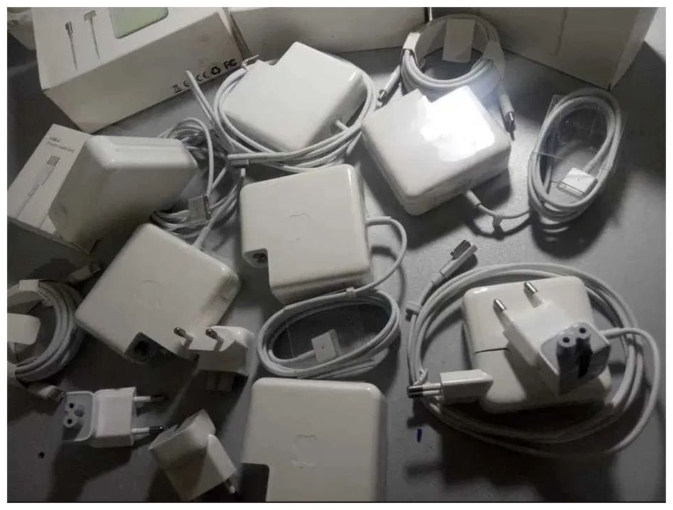 Apple зарядка от MacBook Power Adapter mag-safe и Type-C блок питания.