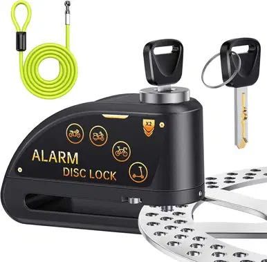 Antifurt pentru moped, bicicletă, motocicletă, scuter,YBLNTEK,sigilat