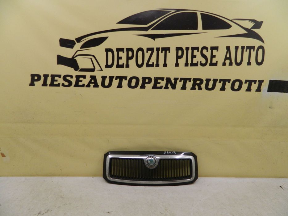 Grila radiator Skoda Fabia 1,  2004, 2005, 2006, 2007, cod origine 6Y0853668B.