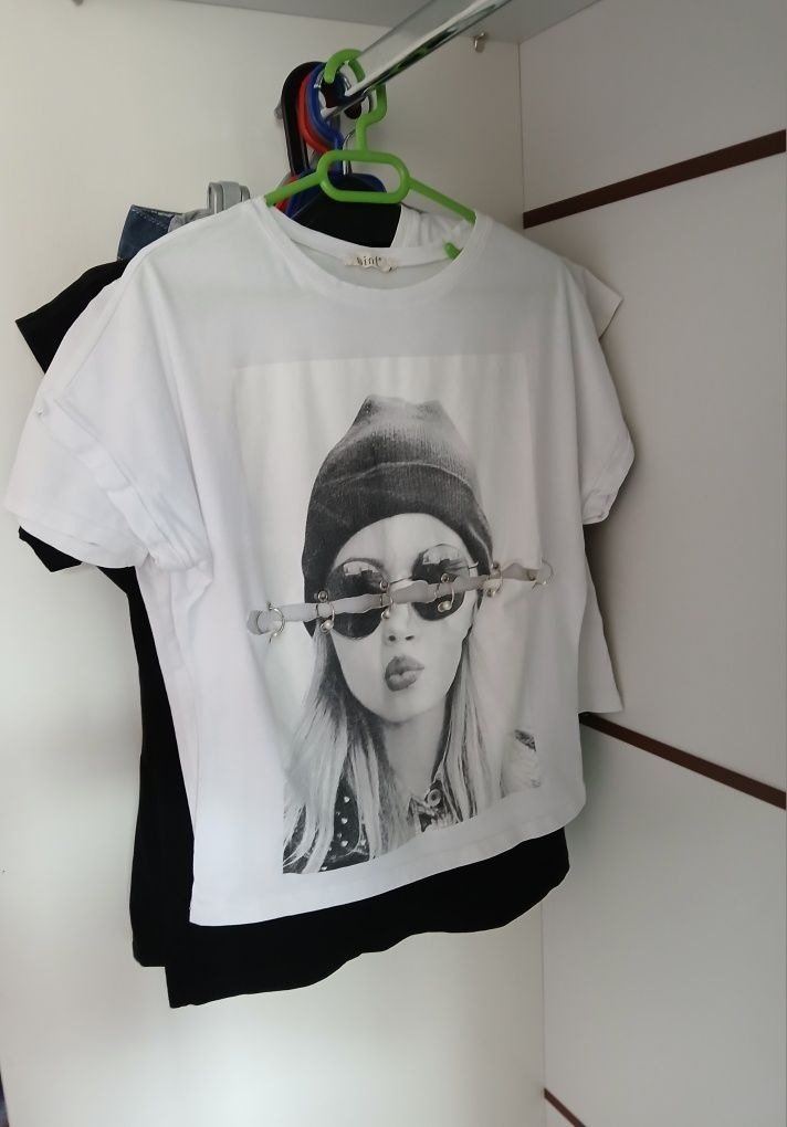 Тениски zara,h&m,guess S размер