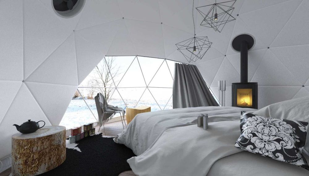 Cort glamping dome 29mp, full option, izolatie premium, OFERTA,