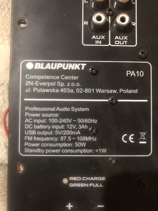 Vand placa de boxa PLAUPUNKT pentru piese