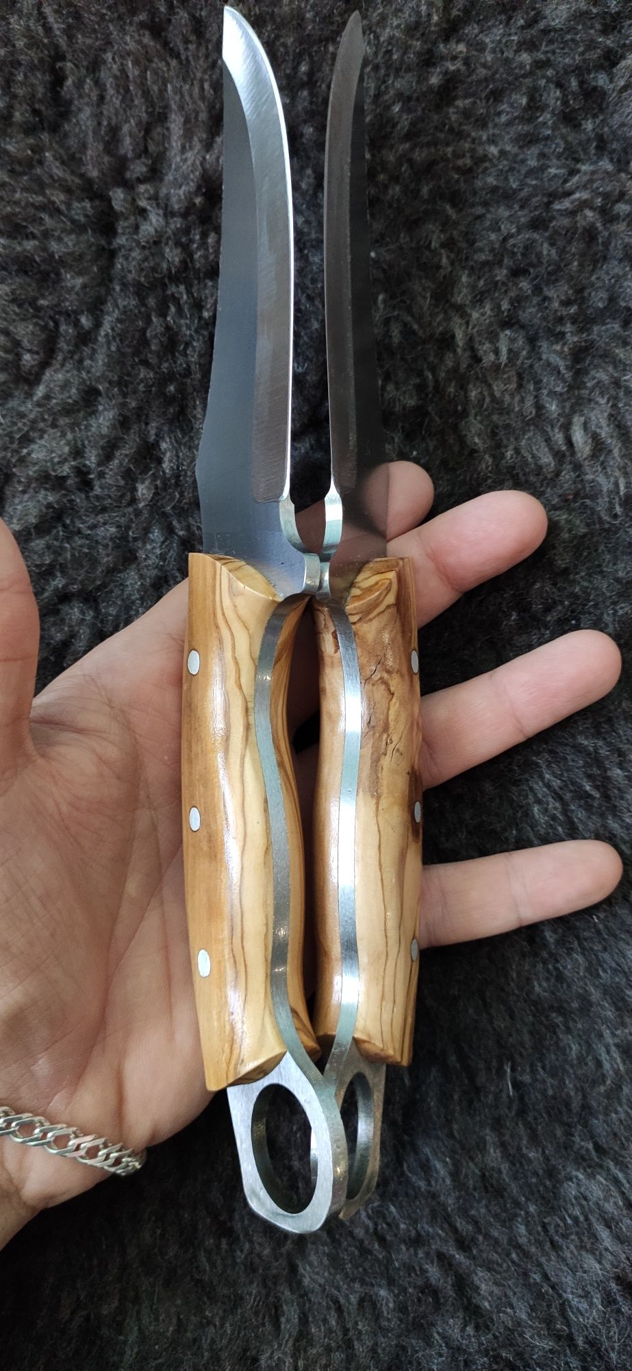 Ръчно изработен ловен нож / карамбит