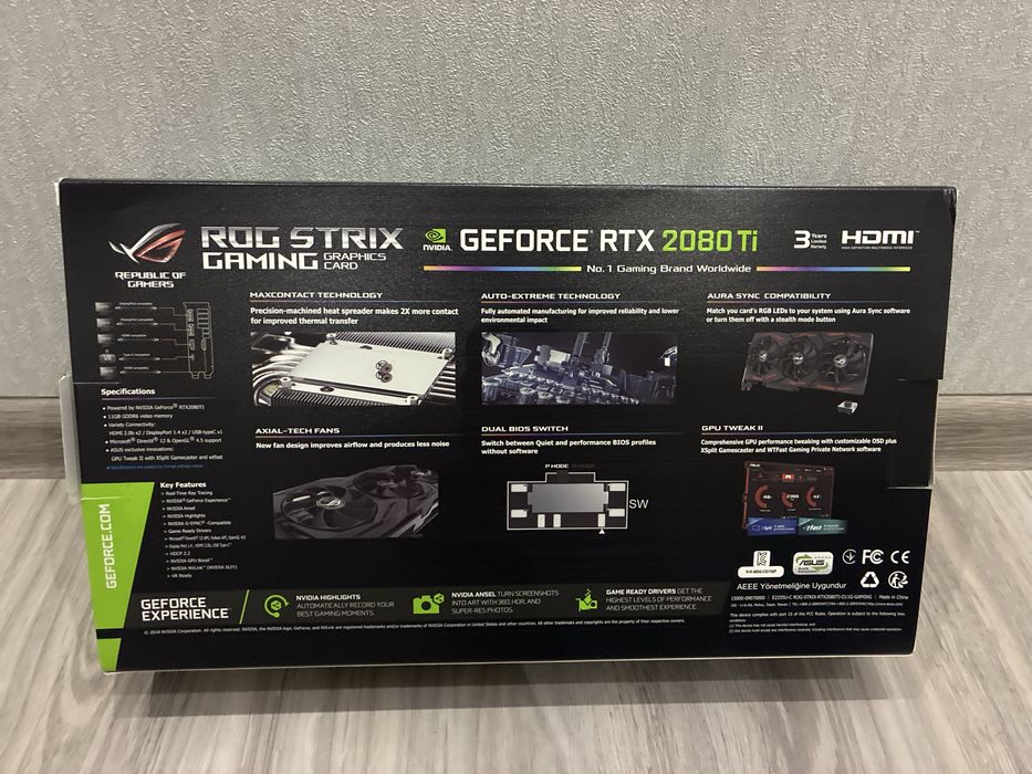 NVIDIA RTX 2080ti 11gb GDDR6