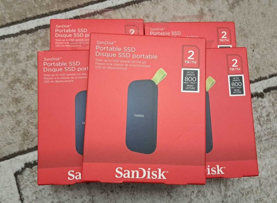 ssd portabil ,SSD SanDisk Portable 2TB USB 3.2 tip C , noi sigilate
