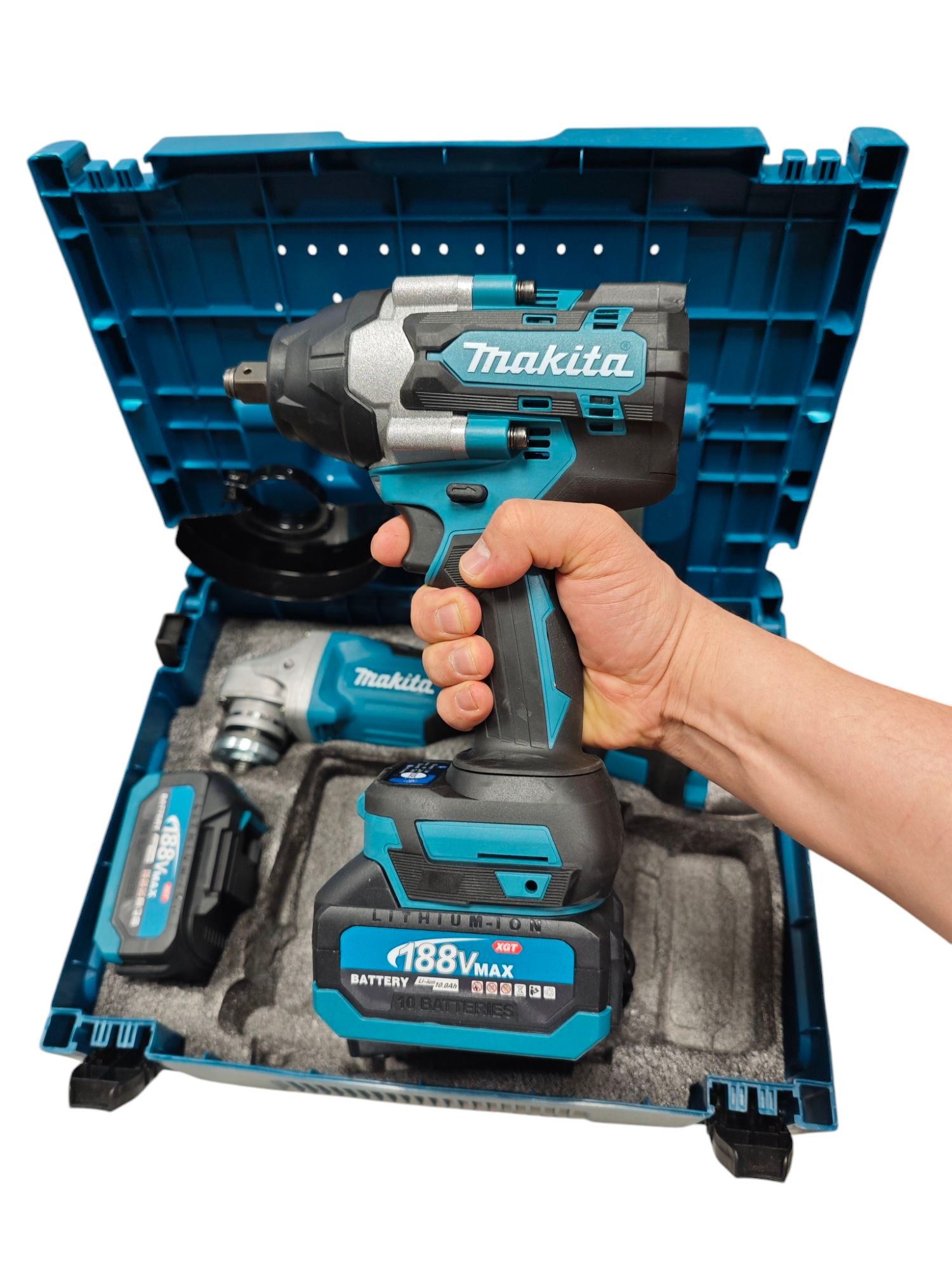 Набор 2в1 MAKITA балгарка + гайковёрт 700n.m. на аккумуляторе