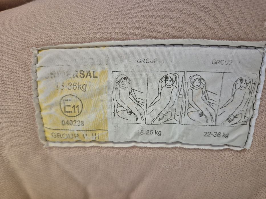 Бустерна седалка за кола розова