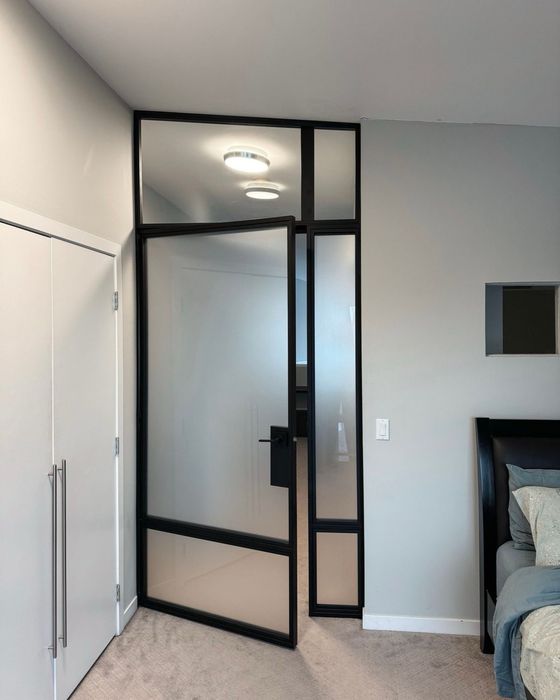 Лофт перегородки и двери из металлического профиля под заказ