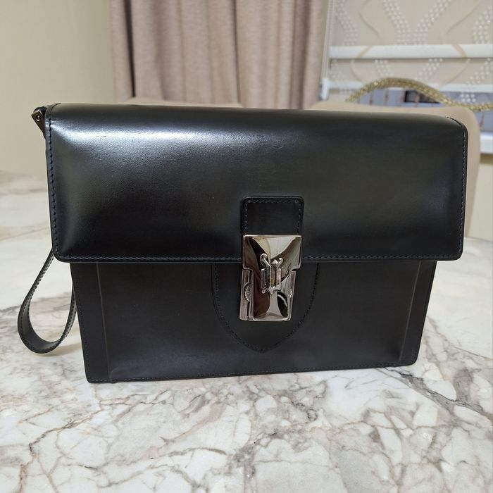 Мужская кожаная барсетка мессенджер Италия