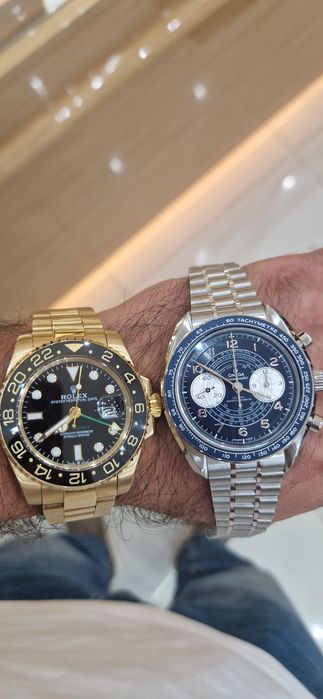 Rolex gmt master 2 yellow gold