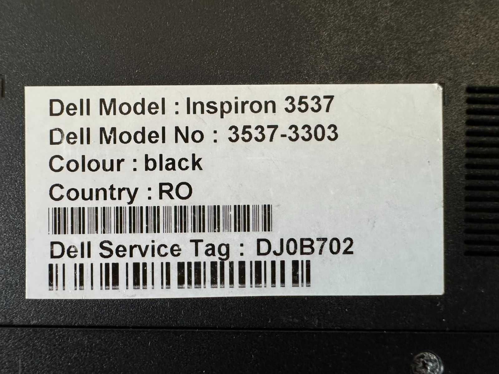 Laptop DELL Inspiron 3537